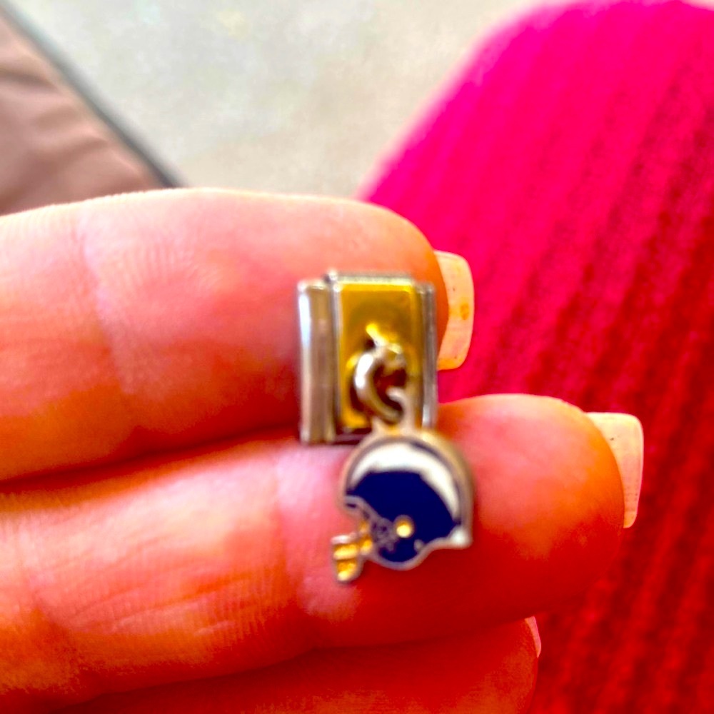 San Diego Chargers Football Helmet Charm